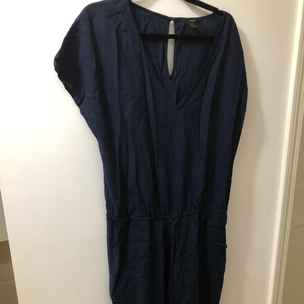 J.Crew navy short sleeve jumpsuit
